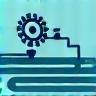 Illustration representing automated workflow